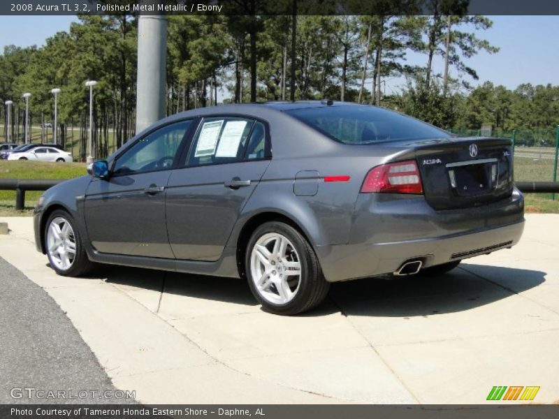 Polished Metal Metallic / Ebony 2008 Acura TL 3.2