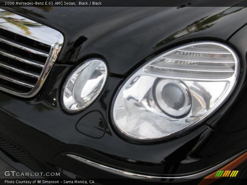 Black / Black 2008 Mercedes-Benz E 63 AMG Sedan