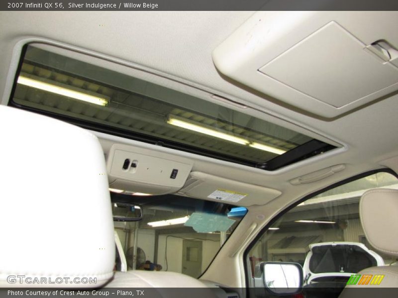 Silver Indulgence / Willow Beige 2007 Infiniti QX 56