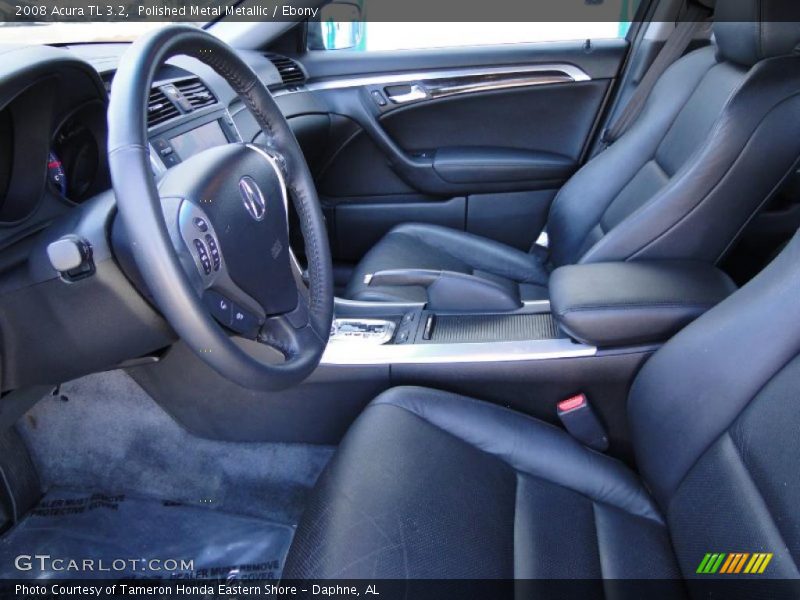 Polished Metal Metallic / Ebony 2008 Acura TL 3.2