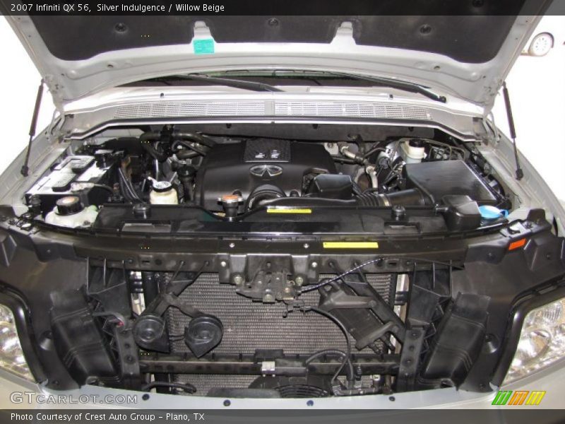 Silver Indulgence / Willow Beige 2007 Infiniti QX 56