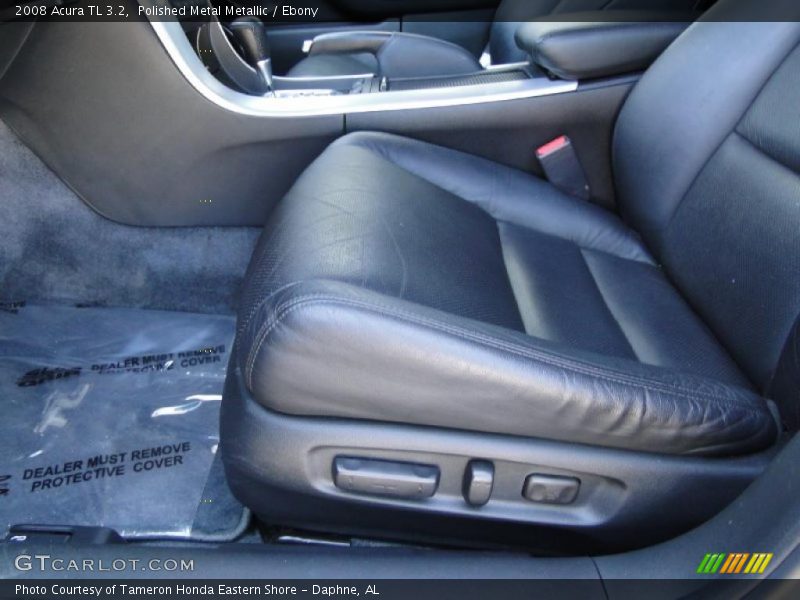 Polished Metal Metallic / Ebony 2008 Acura TL 3.2