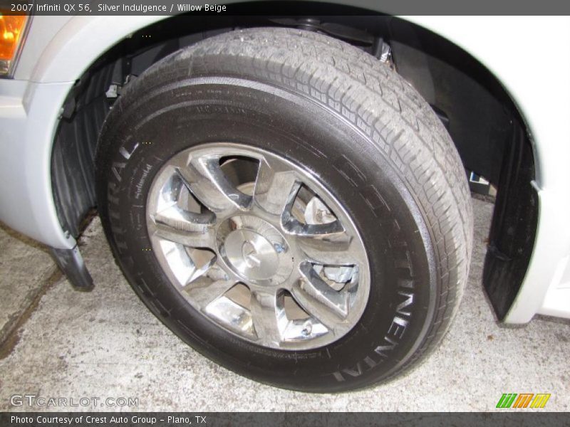 Silver Indulgence / Willow Beige 2007 Infiniti QX 56