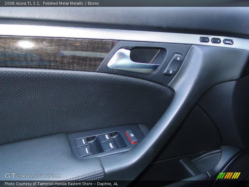 Polished Metal Metallic / Ebony 2008 Acura TL 3.2