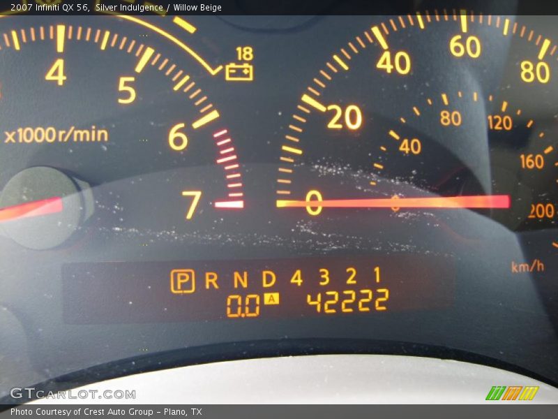 Silver Indulgence / Willow Beige 2007 Infiniti QX 56