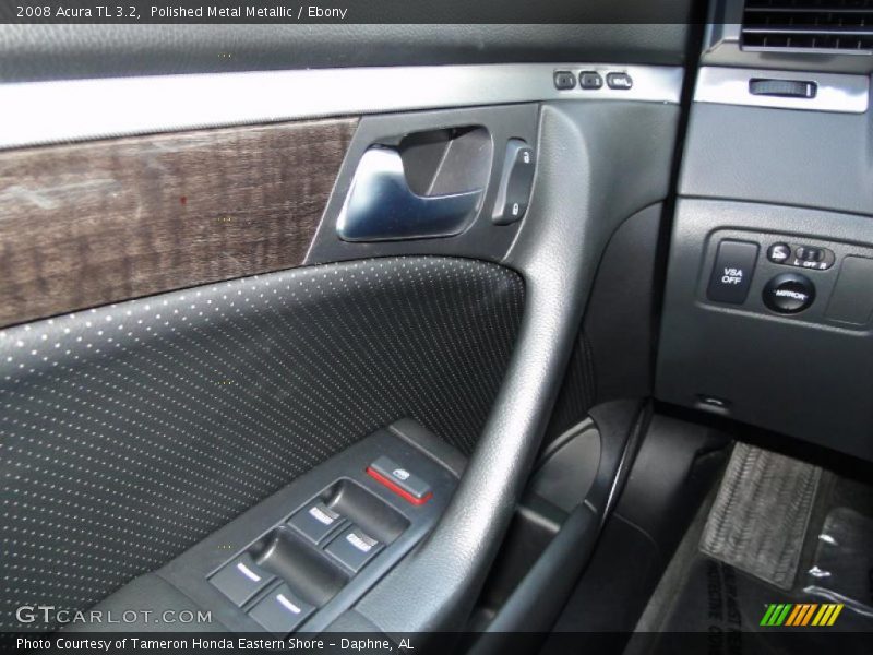 Polished Metal Metallic / Ebony 2008 Acura TL 3.2