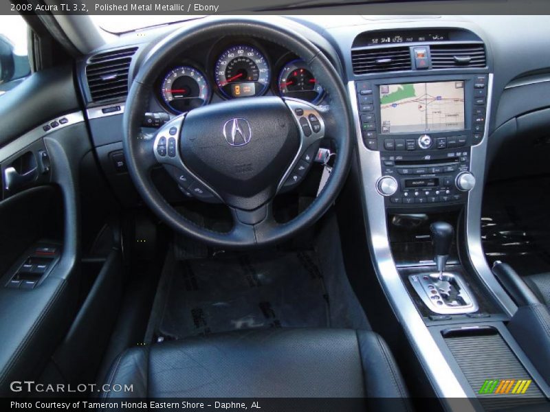 Polished Metal Metallic / Ebony 2008 Acura TL 3.2