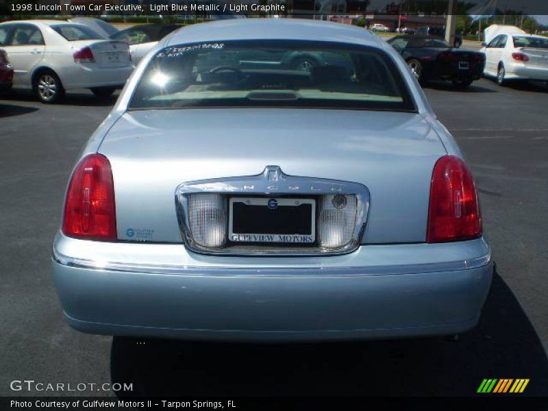 Light Blue Metallic / Light Graphite 1998 Lincoln Town Car Executive