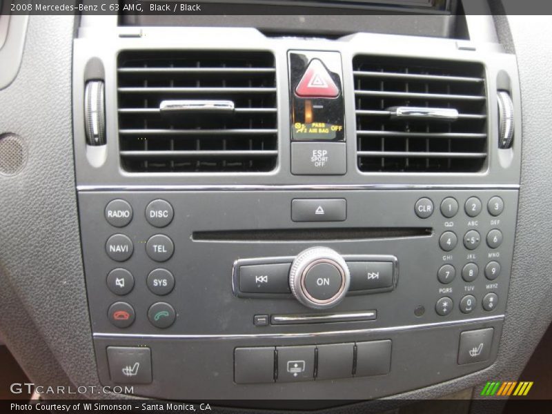 Controls of 2008 C 63 AMG