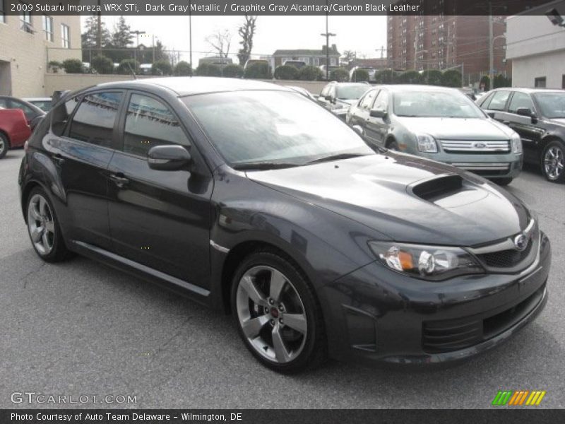 Front 3/4 View of 2009 Impreza WRX STi