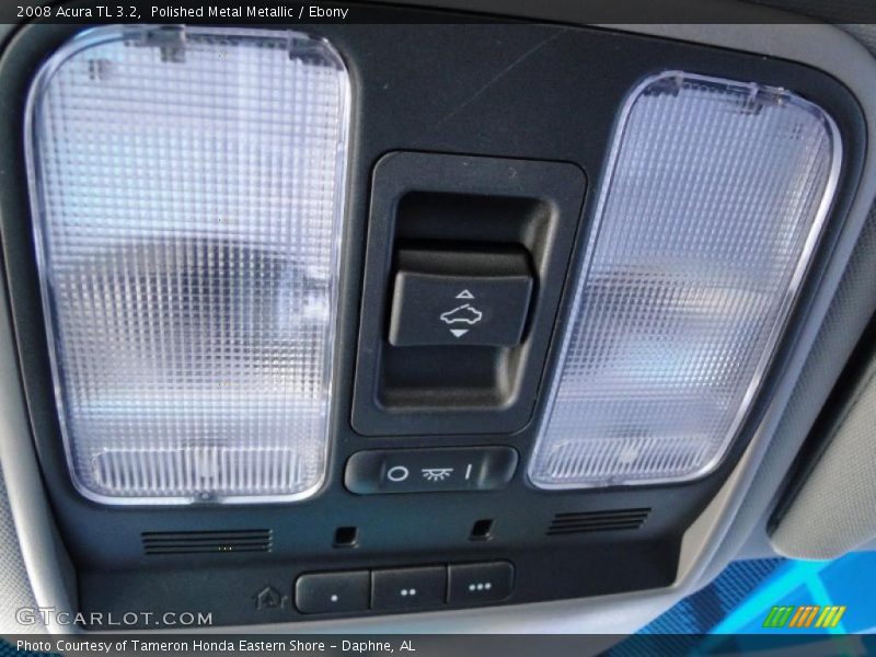 Polished Metal Metallic / Ebony 2008 Acura TL 3.2