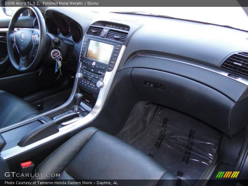 Polished Metal Metallic / Ebony 2008 Acura TL 3.2
