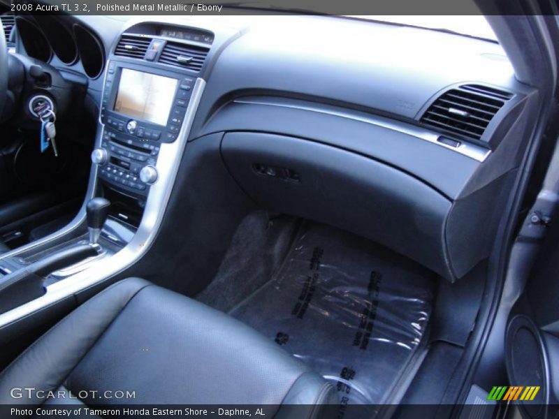 Polished Metal Metallic / Ebony 2008 Acura TL 3.2