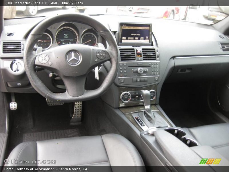 Dashboard of 2008 C 63 AMG