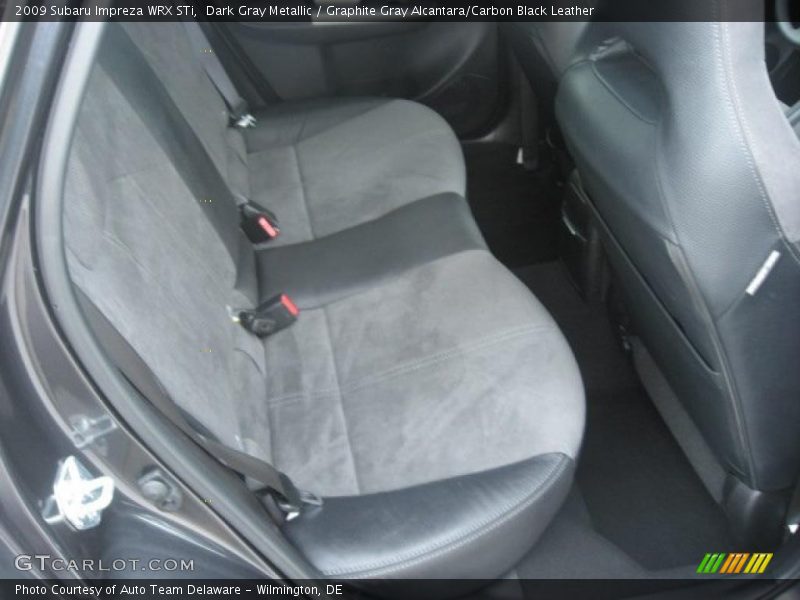 Dark Gray Metallic / Graphite Gray Alcantara/Carbon Black Leather 2009 Subaru Impreza WRX STi
