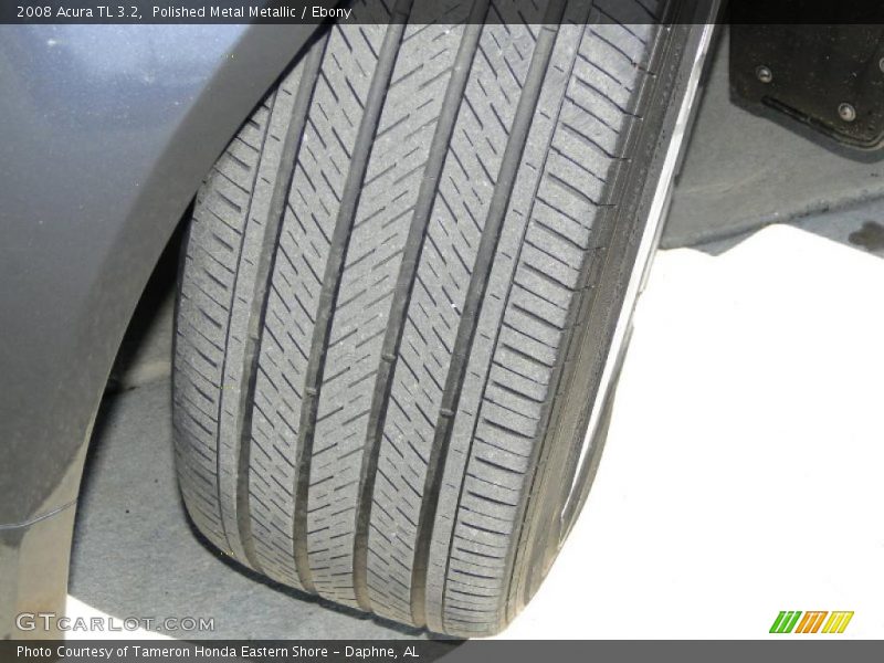 Polished Metal Metallic / Ebony 2008 Acura TL 3.2