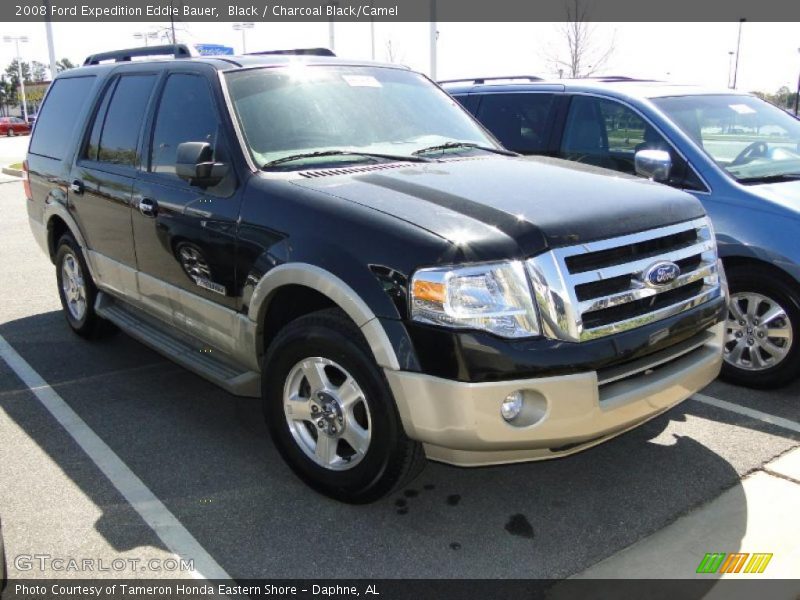 Black / Charcoal Black/Camel 2008 Ford Expedition Eddie Bauer