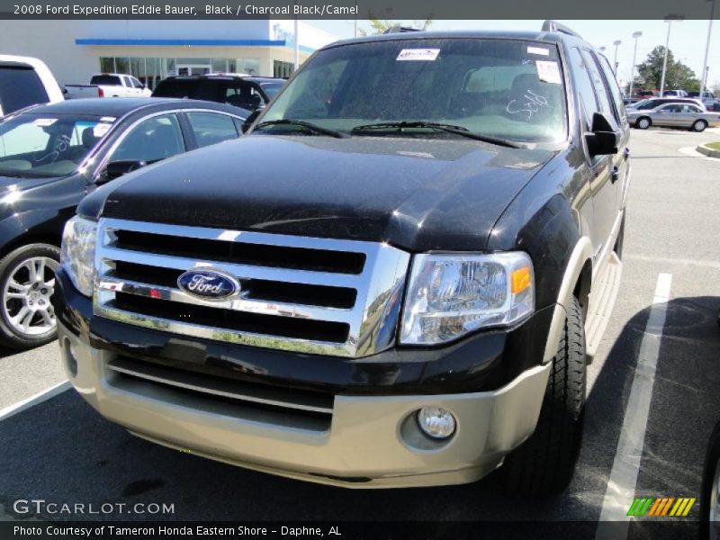 Black / Charcoal Black/Camel 2008 Ford Expedition Eddie Bauer