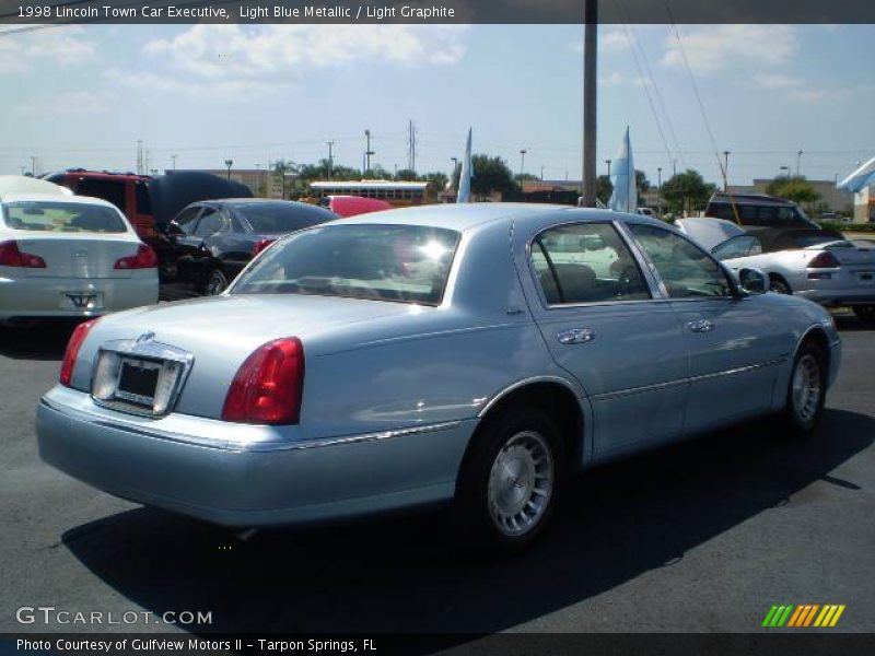 Light Blue Metallic / Light Graphite 1998 Lincoln Town Car Executive