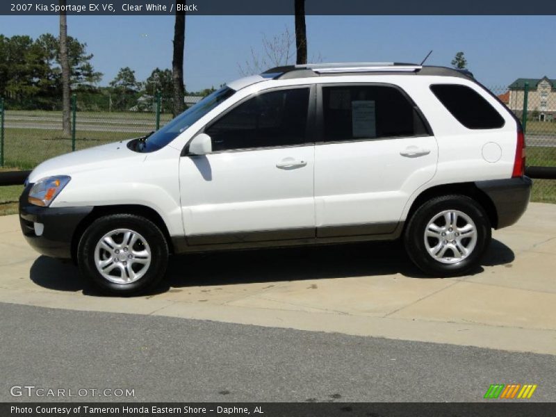  2007 Sportage EX V6 Clear White