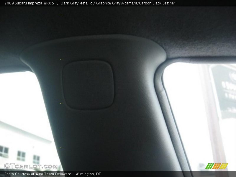 Dark Gray Metallic / Graphite Gray Alcantara/Carbon Black Leather 2009 Subaru Impreza WRX STi