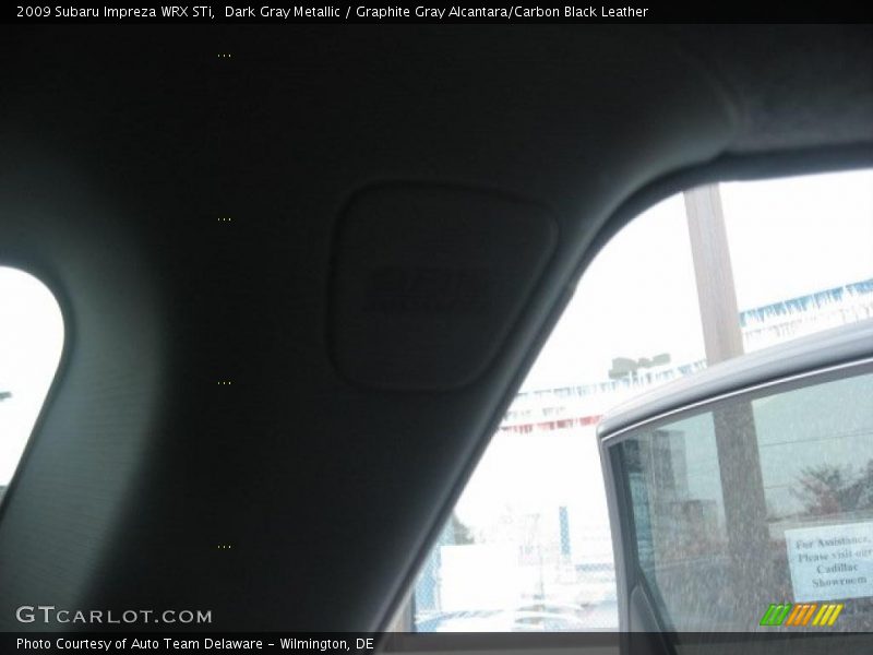 Dark Gray Metallic / Graphite Gray Alcantara/Carbon Black Leather 2009 Subaru Impreza WRX STi
