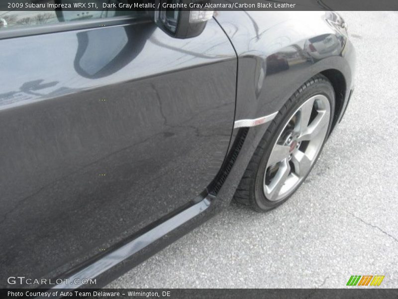 Dark Gray Metallic / Graphite Gray Alcantara/Carbon Black Leather 2009 Subaru Impreza WRX STi