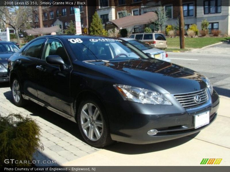 Smoky Granite Mica / Black 2008 Lexus ES 350