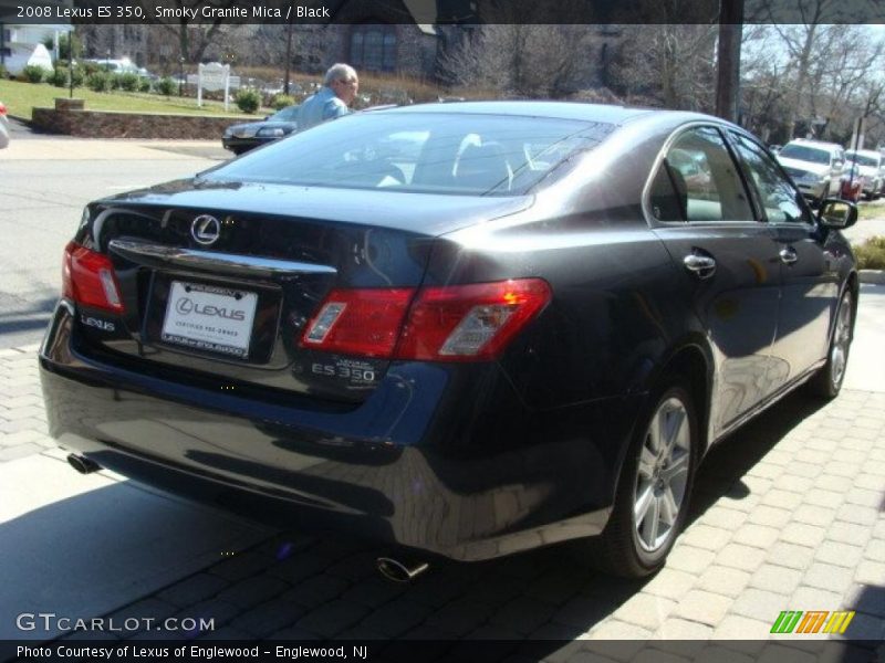 Smoky Granite Mica / Black 2008 Lexus ES 350