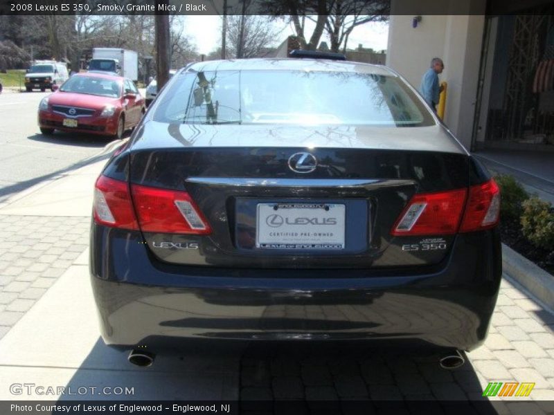 Smoky Granite Mica / Black 2008 Lexus ES 350