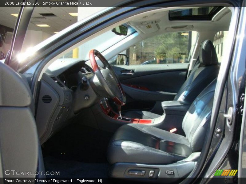 Smoky Granite Mica / Black 2008 Lexus ES 350
