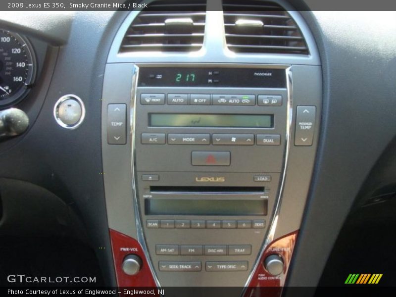 Smoky Granite Mica / Black 2008 Lexus ES 350