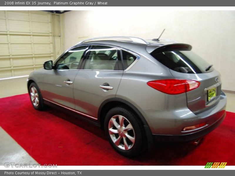 Platinum Graphite Gray / Wheat 2008 Infiniti EX 35 Journey