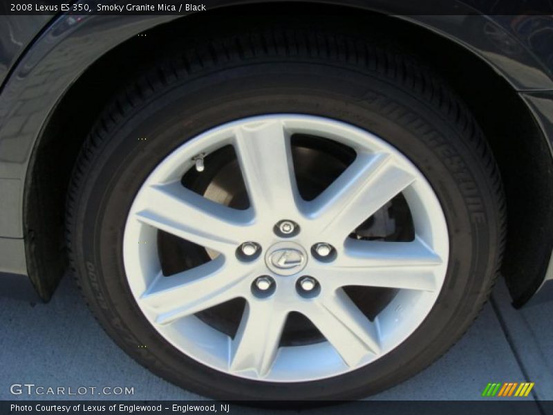 Smoky Granite Mica / Black 2008 Lexus ES 350