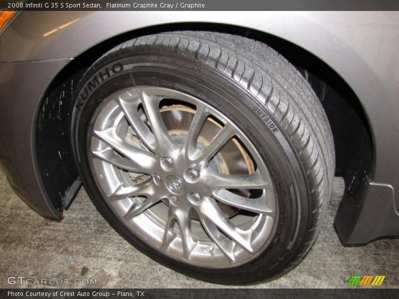  2008 G 35 S Sport Sedan Wheel