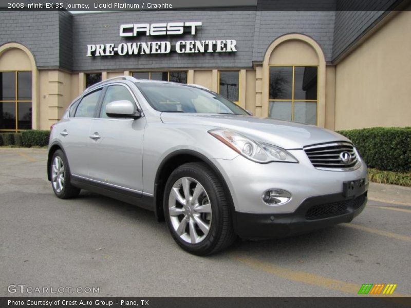Liquid Platinum / Graphite 2008 Infiniti EX 35 Journey