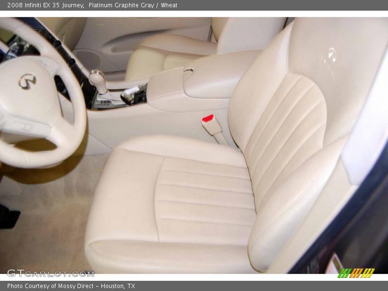 Platinum Graphite Gray / Wheat 2008 Infiniti EX 35 Journey