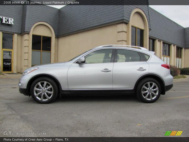 Liquid Platinum / Graphite 2008 Infiniti EX 35 Journey