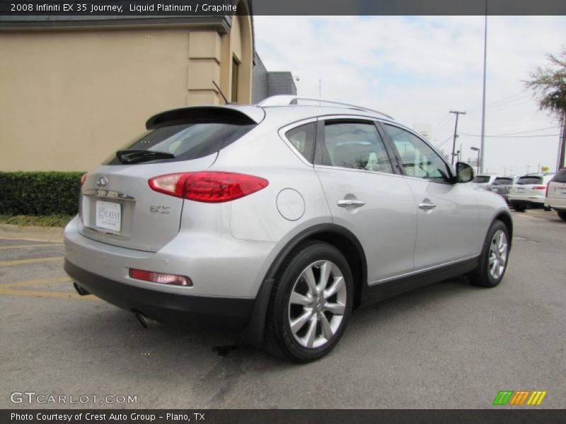 Liquid Platinum / Graphite 2008 Infiniti EX 35 Journey