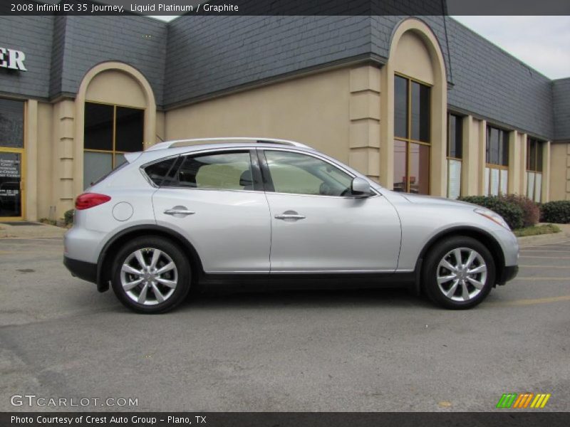 Liquid Platinum / Graphite 2008 Infiniti EX 35 Journey