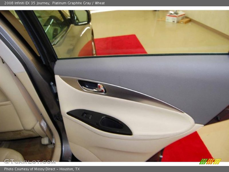 Platinum Graphite Gray / Wheat 2008 Infiniti EX 35 Journey