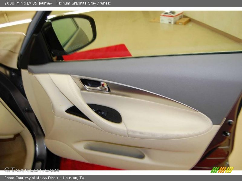 Platinum Graphite Gray / Wheat 2008 Infiniti EX 35 Journey