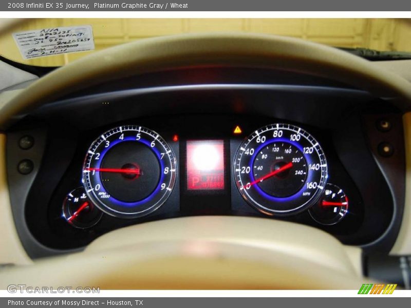 Platinum Graphite Gray / Wheat 2008 Infiniti EX 35 Journey