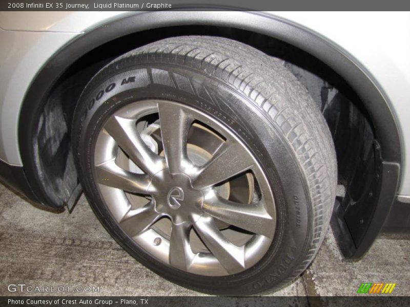 Liquid Platinum / Graphite 2008 Infiniti EX 35 Journey