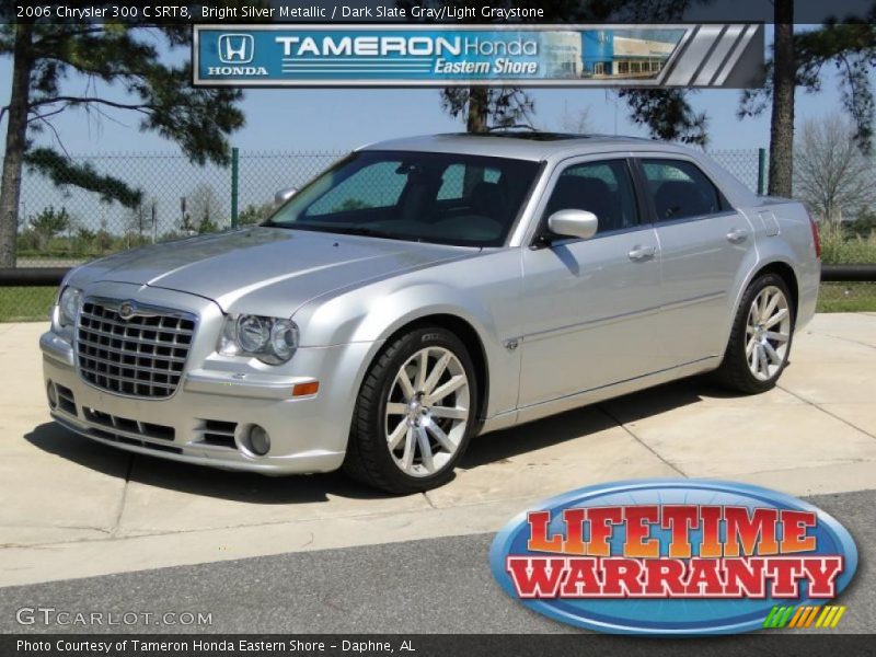 Bright Silver Metallic / Dark Slate Gray/Light Graystone 2006 Chrysler 300 C SRT8