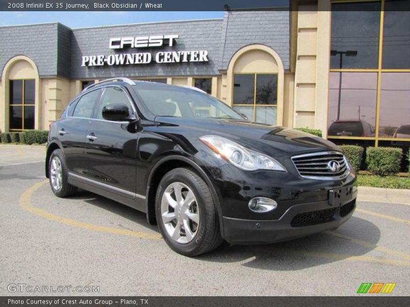 Black Obsidian / Wheat 2008 Infiniti EX 35 Journey