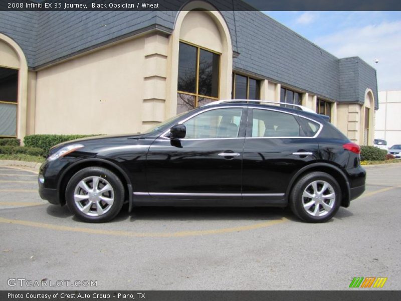 Black Obsidian / Wheat 2008 Infiniti EX 35 Journey
