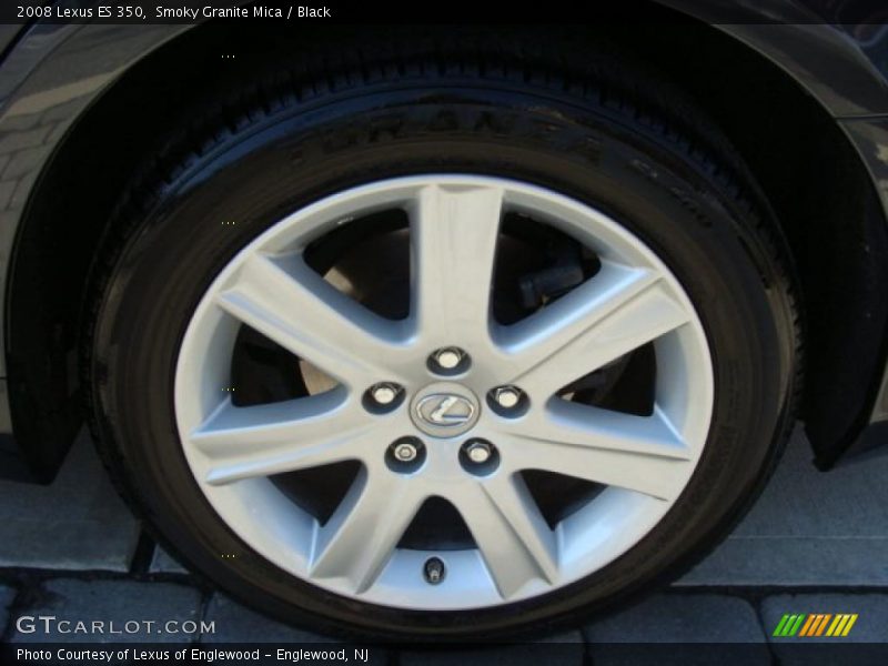 Smoky Granite Mica / Black 2008 Lexus ES 350