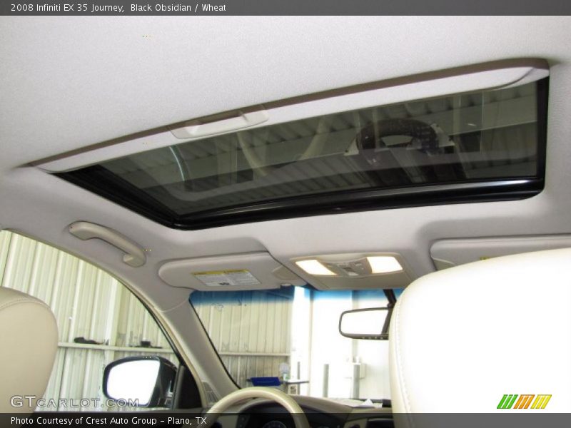 Black Obsidian / Wheat 2008 Infiniti EX 35 Journey