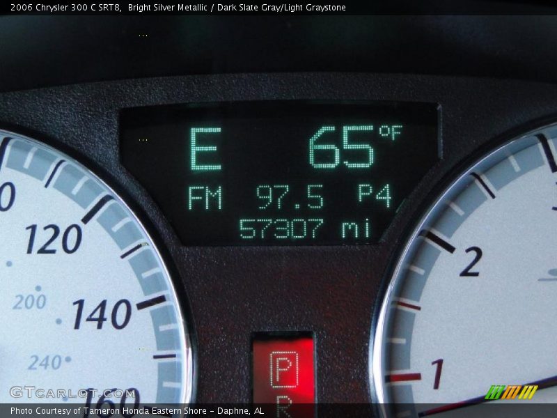 Bright Silver Metallic / Dark Slate Gray/Light Graystone 2006 Chrysler 300 C SRT8